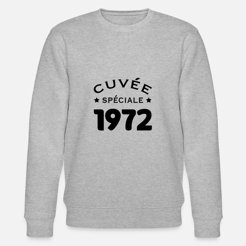 Cuvée spéciale 1972 - Sweat bio CHANGER Stanley/Stella Unisexe - gris chiné