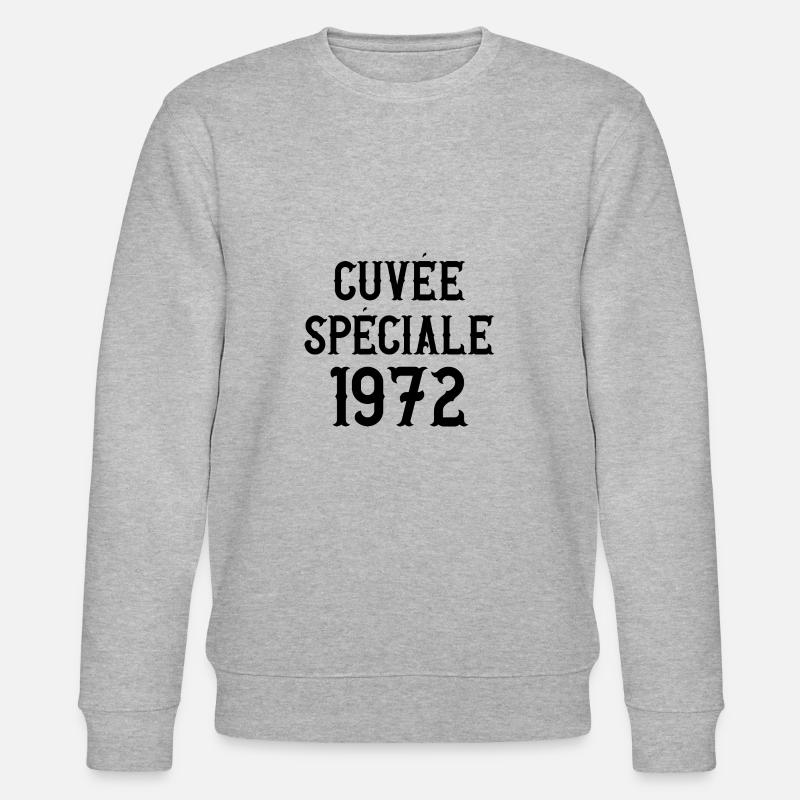 Cuvée spéciale 1972 - Sweat bio CHANGER Stanley/Stella Unisexe - gris chiné