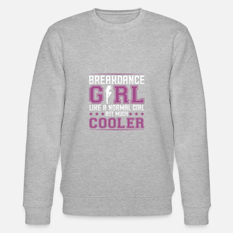 breakdance mädchen - Stanley/Stella Unisex Bio-Sweatshirt CHANGER  - Grau meliert