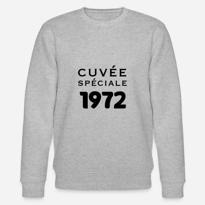 Cuvée spéciale 1972 - Sweat bio CHANGER Stanley/Stella Unisexe - gris chiné
