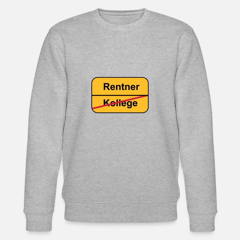 Pensionierung - Stanley/Stella Unisex Bio-Sweatshirt CHANGER  - Grau meliert