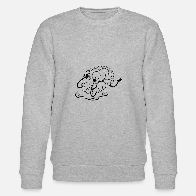 Gehirn - Stanley/Stella Unisex Bio-Sweatshirt CHANGER  - Grau meliert