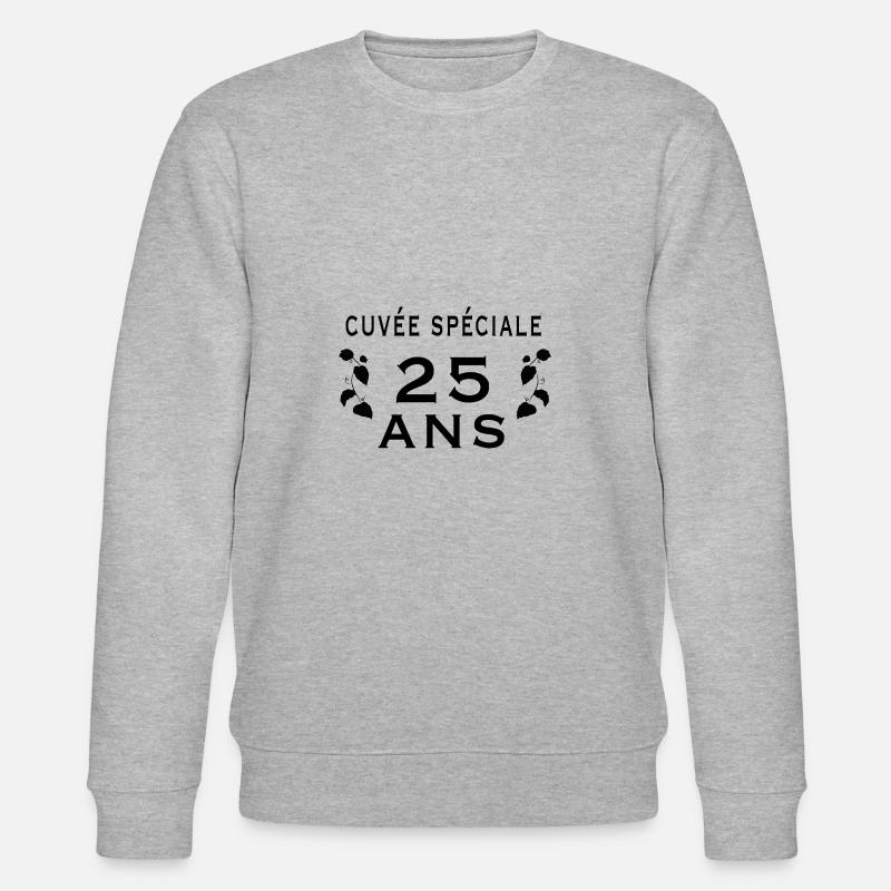 Cuvée spéciale 25 ans - Sweat bio CHANGER Stanley/Stella Unisexe - gris chiné