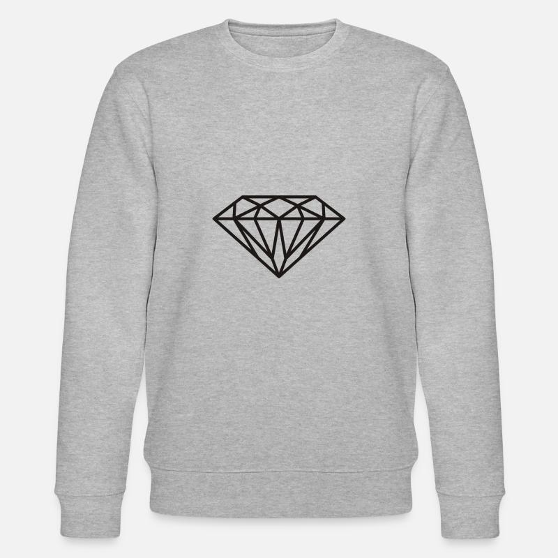 Diamant - Stanley/Stella Unisex Bio-Sweatshirt CHANGER  - Grau meliert