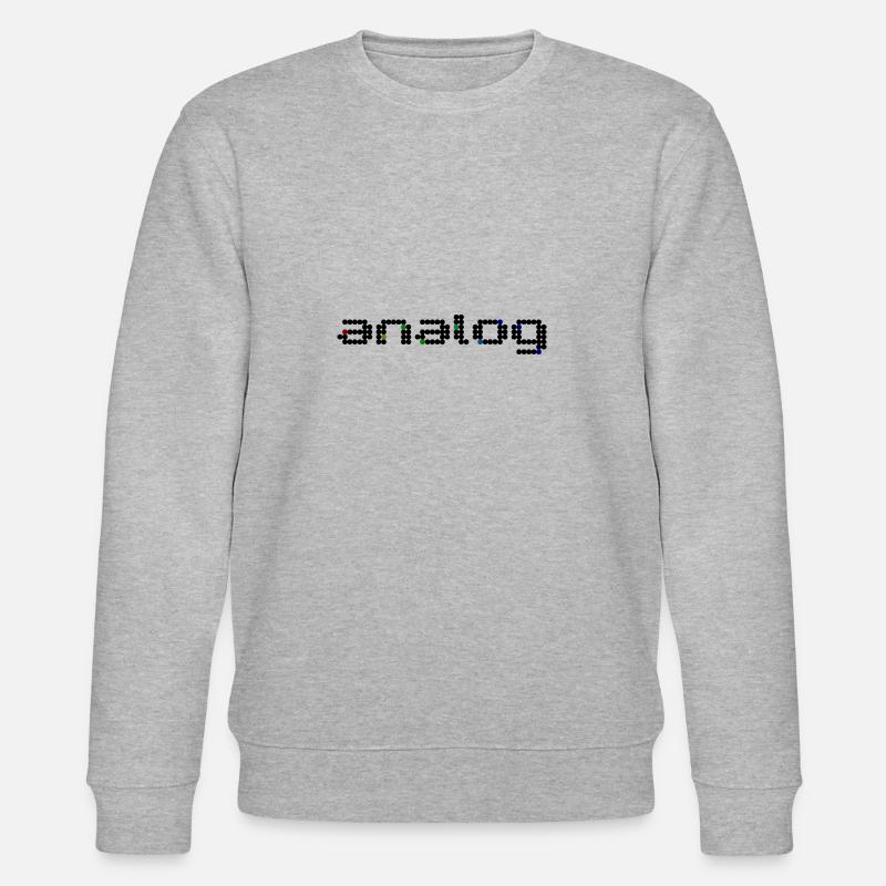 analog 2 black - Stanley/Stella Unisex Bio-Sweatshirt CHANGER  - Grau meliert