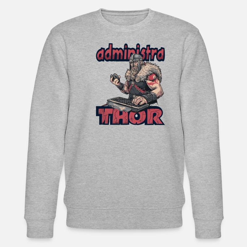 Viking Databaseadministra-thor Nerdy - Sweat bio CHANGER Stanley/Stella Unisexe - gris chiné