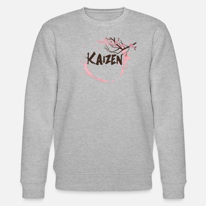 Hiragana Katakana Kaizen-methode Kaizen - Sweat bio CHANGER Stanley/Stella Unisexe - gris chiné