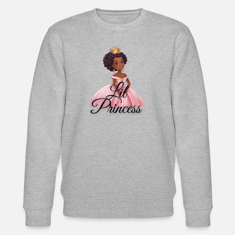 Lil Princess - Stanley/Stella Unisex Bio-Sweatshirt CHANGER  - Grau meliert