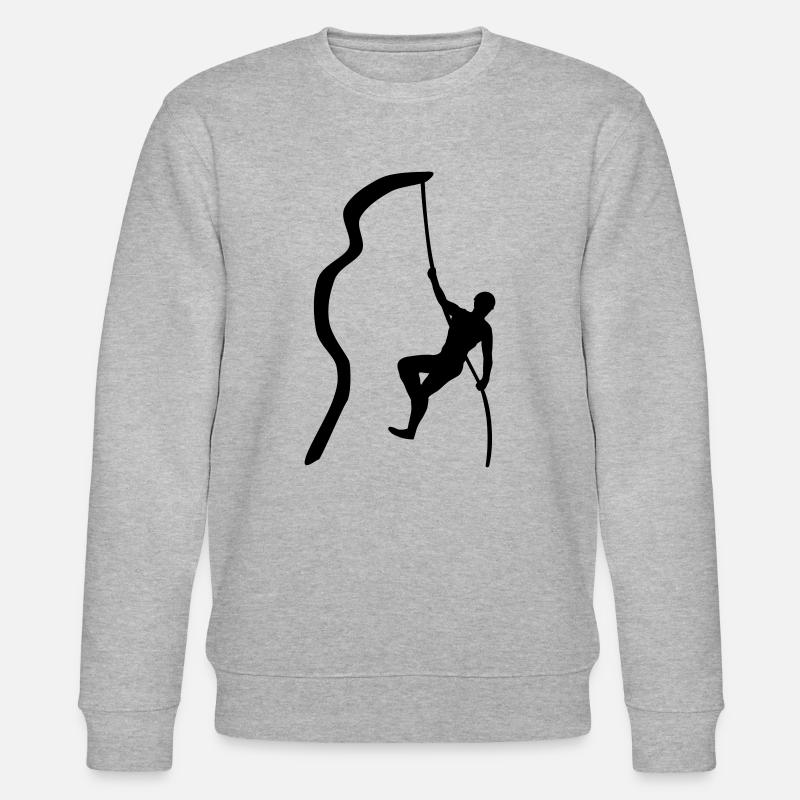 escalade - escaladeur 2 - Sweat bio CHANGER Stanley/Stella Unisexe - gris chiné