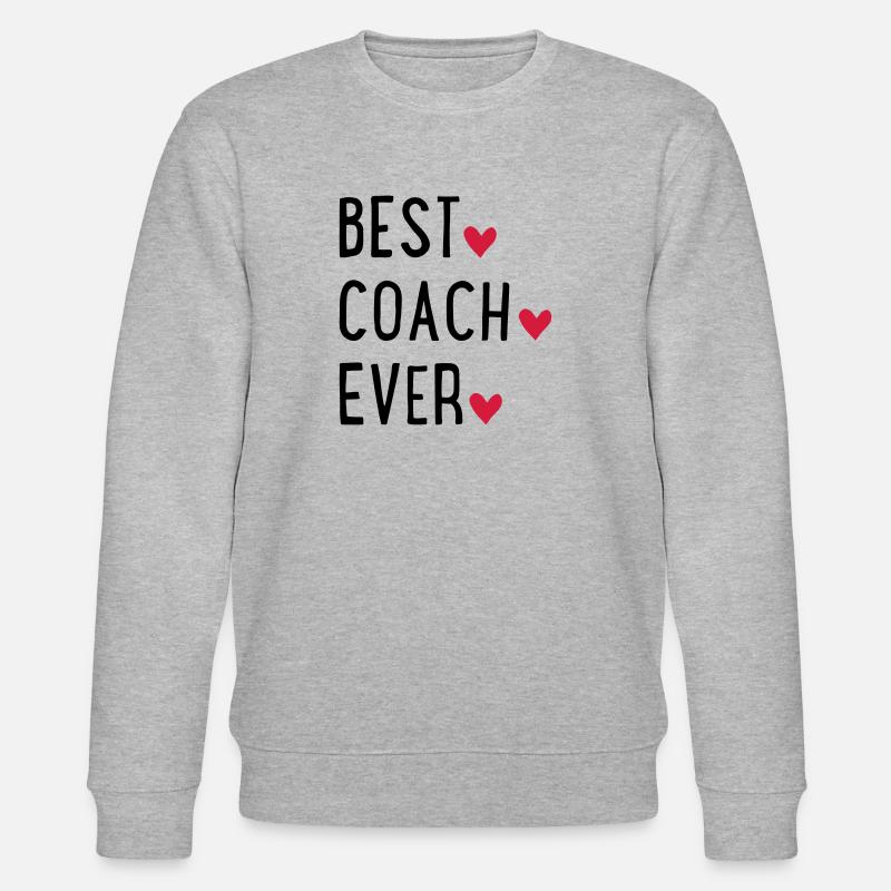 COACH - Stanley/Stella Unisex Bio-Sweatshirt CHANGER  - Grau meliert