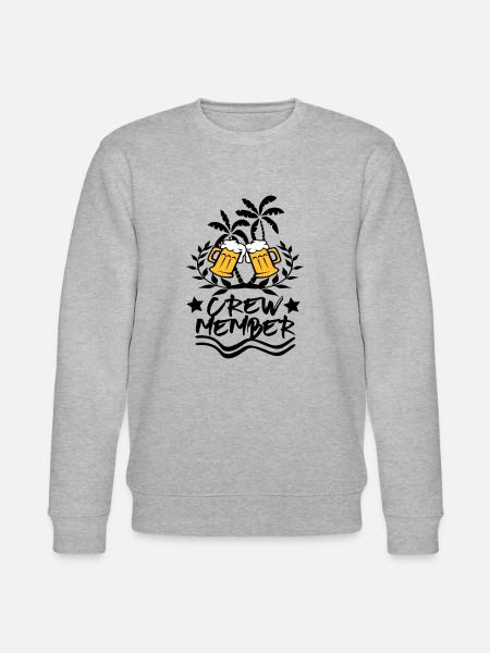 Crew Member / Party Design - Stanley/Stella CHANGER Unisex Organic Sweatshirt - heather grey