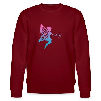 fée - Sweat bio CHANGER Stanley/Stella Unisexe - bordeaux - Devant - Nik (191cm) & Marisol (170cm)