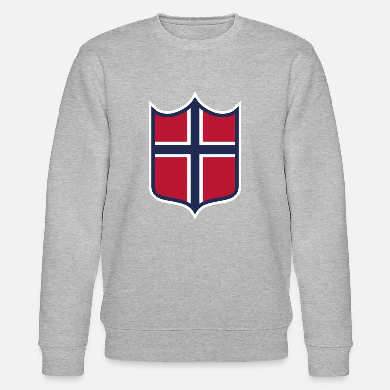 Norwegen - Stanley/Stella Unisex Bio-Sweatshirt CHANGER - Grau meliert