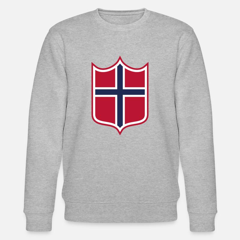 Norvège - Sweat bio CHANGER Stanley/Stella Unisexe - gris chiné