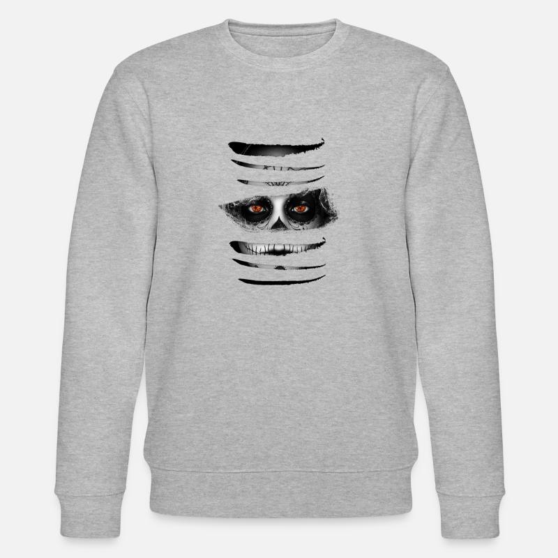 The Face - Stanley/Stella Unisex Bio-Sweatshirt CHANGER  - Grau meliert