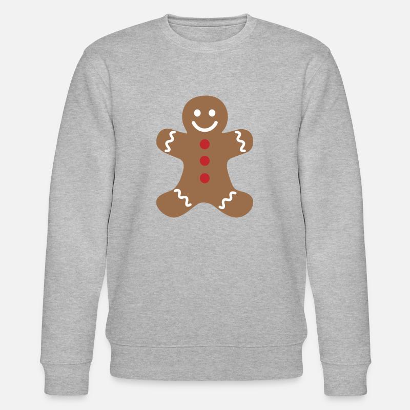 Gingerbread Man - Sweat bio CHANGER Stanley/Stella Unisexe - gris chiné