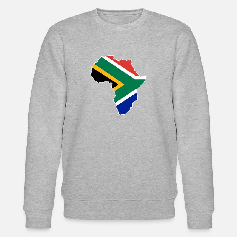 Südafrika - Stanley/Stella Unisex Bio-Sweatshirt CHANGER  - Grau meliert
