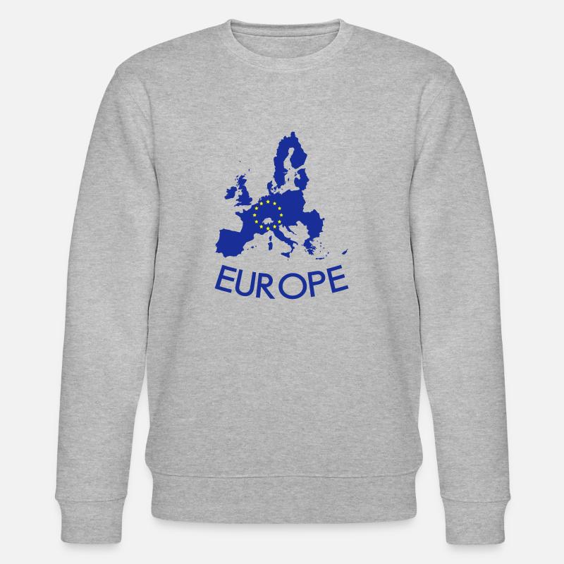Europa - Stanley/Stella Unisex Bio-Sweatshirt CHANGER  - Grau meliert