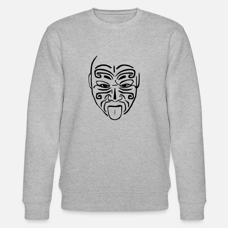 Maori - Stanley/Stella Unisex Bio-Sweatshirt CHANGER  - Grau meliert