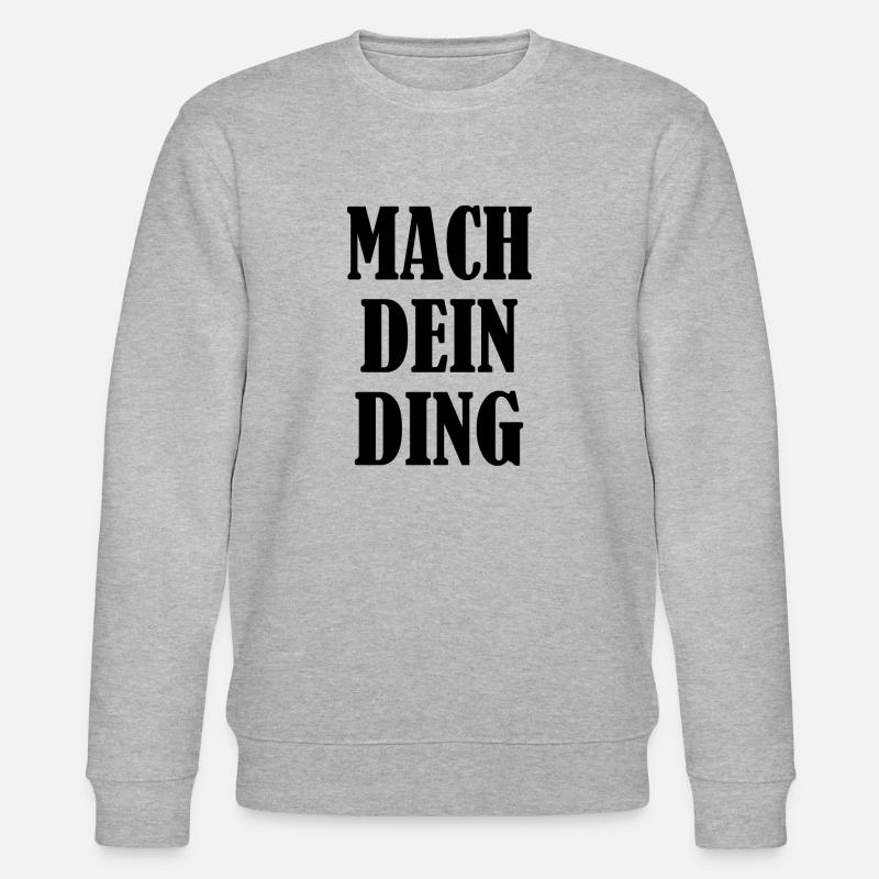 Mach dein Ding - Stanley/Stella Unisex Bio-Sweatshirt CHANGER  - Grau meliert