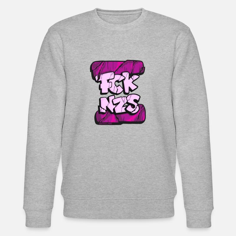 FCKNZS pink - Stanley/Stella Unisex Bio-Sweatshirt CHANGER  - Grau meliert