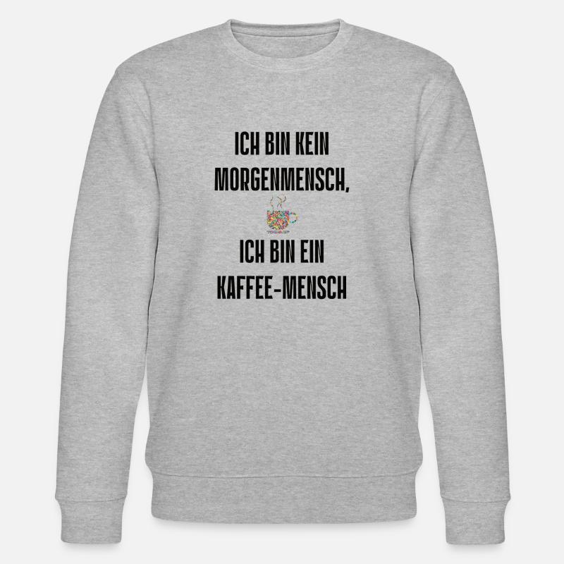 Spruch 4 - Stanley/Stella Unisex Bio-Sweatshirt CHANGER  - Grau meliert