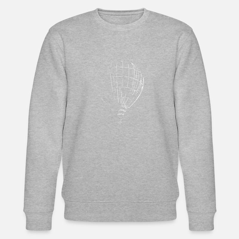 Montgolfière - Sweat bio CHANGER Stanley/Stella Unisexe - gris chiné