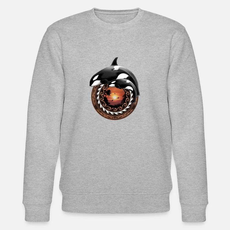 Orque orque - Sweat bio CHANGER Stanley/Stella Unisexe - gris chiné