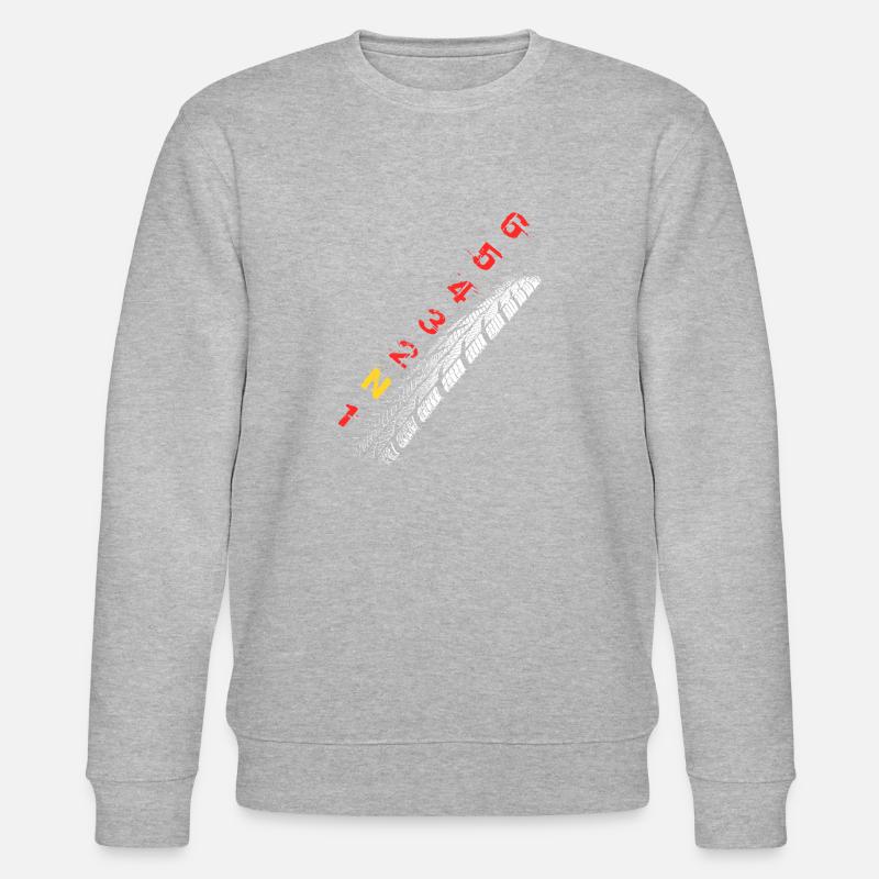 Travées - moto / blanc - Sweat bio CHANGER Stanley/Stella Unisexe - gris chiné
