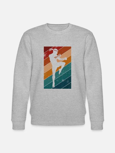 Thaiboxen Muay Thai - Stanley/Stella Unisex Bio-Sweatshirt CHANGER - Grau meliert
