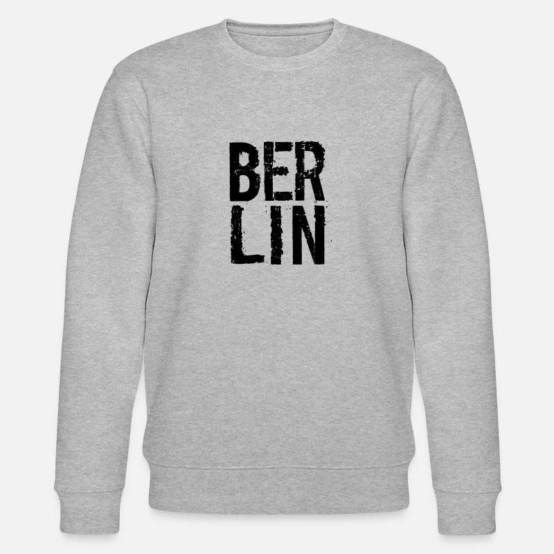 Berlin, Deutschland - Stanley/Stella Unisex Bio-Sweatshirt CHANGER  - Grau meliert