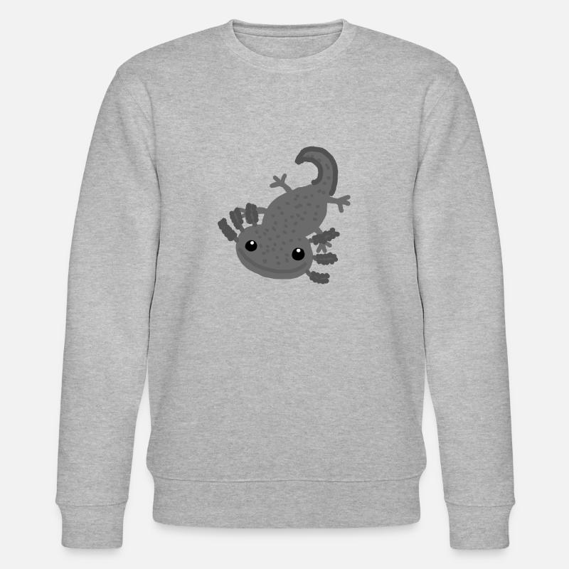 Axolotl - Stanley/Stella Unisex Bio-Sweatshirt CHANGER  - Grau meliert