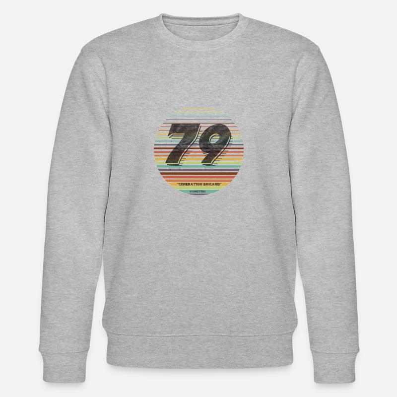 Génération vignette 1979 - Sweat bio CHANGER Stanley/Stella Unisexe - gris chiné