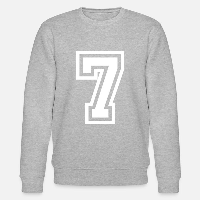 7 Symbole numérique - Sweat bio CHANGER Stanley/Stella Unisexe - gris chiné