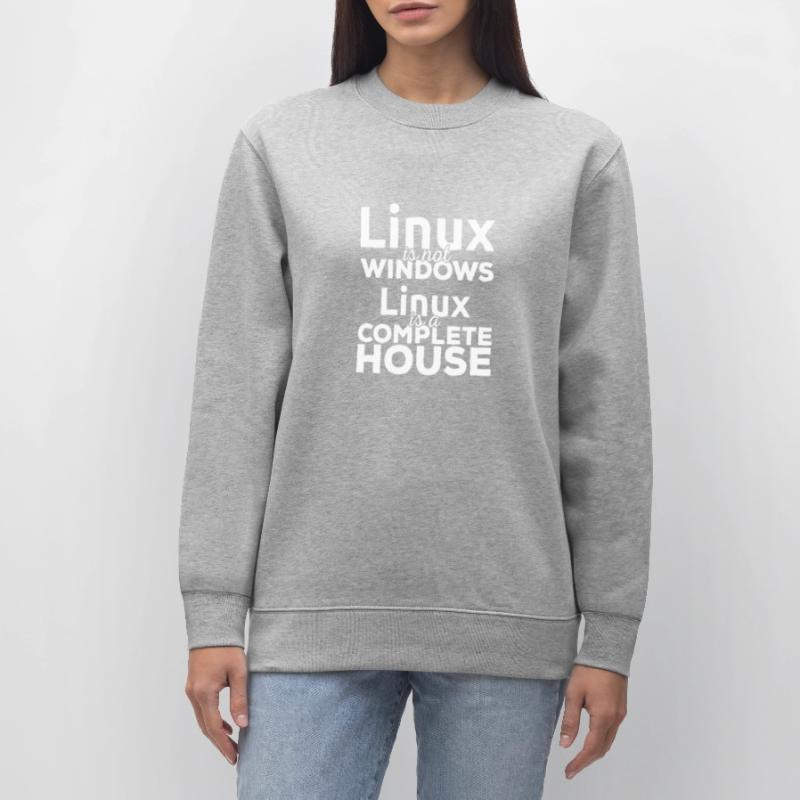 Linux est pas Windows! Linux est une maison complète! Sweat bio CHANGER Stanley/Stella Unisexe