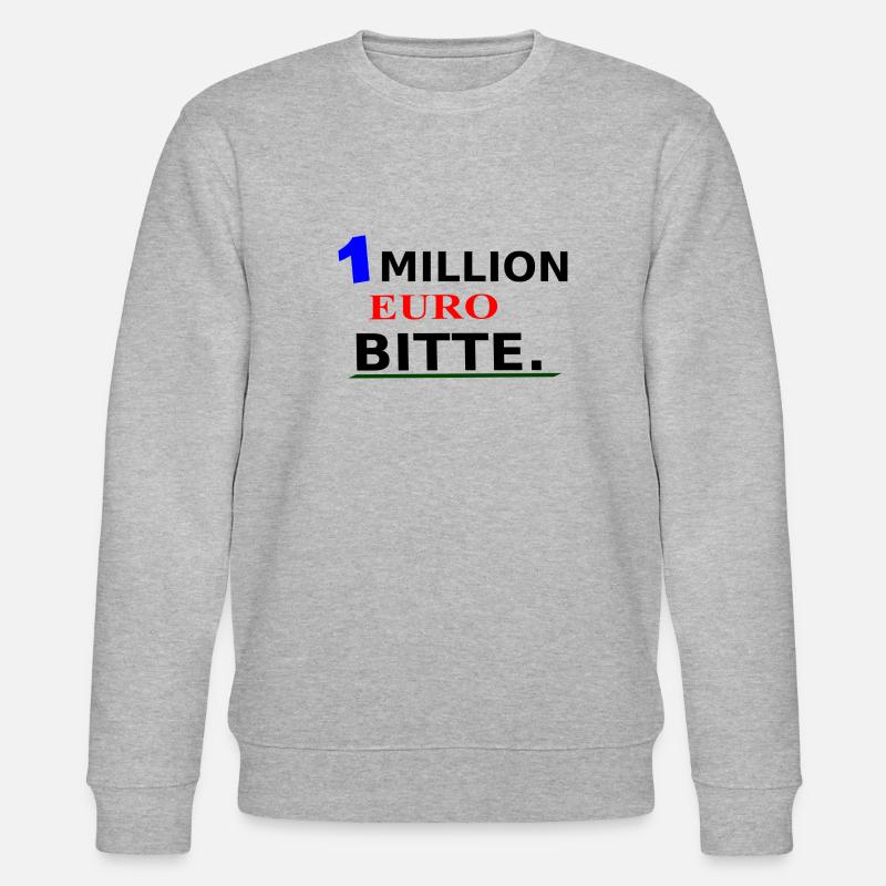 1 MILLION - Stanley/Stella Unisex Bio-Sweatshirt CHANGER  - Grau meliert