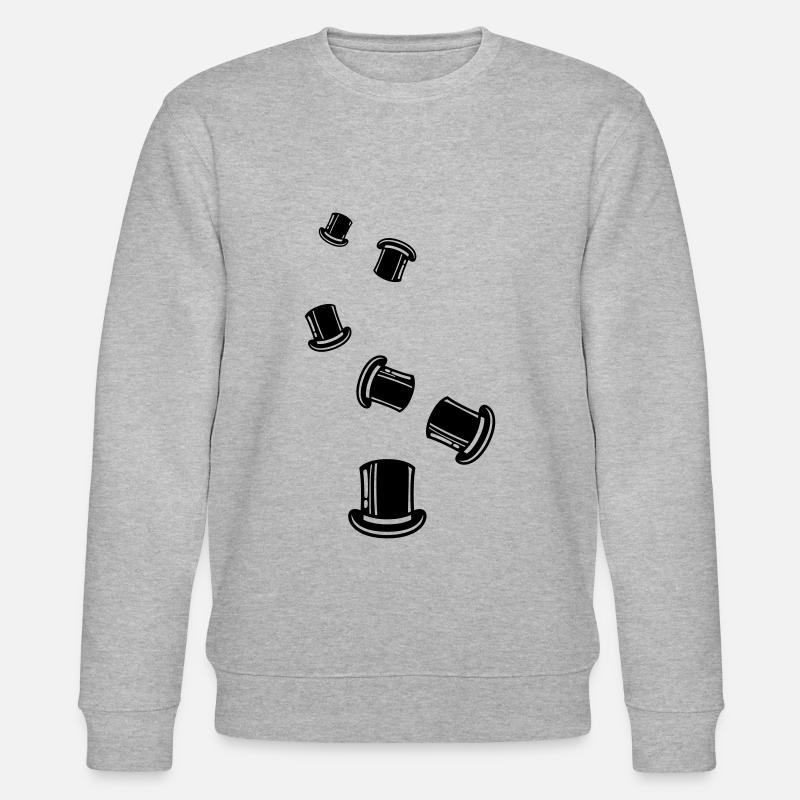 Bräutigam Zylinder - Stanley/Stella Unisex Bio-Sweatshirt CHANGER  - Grau meliert