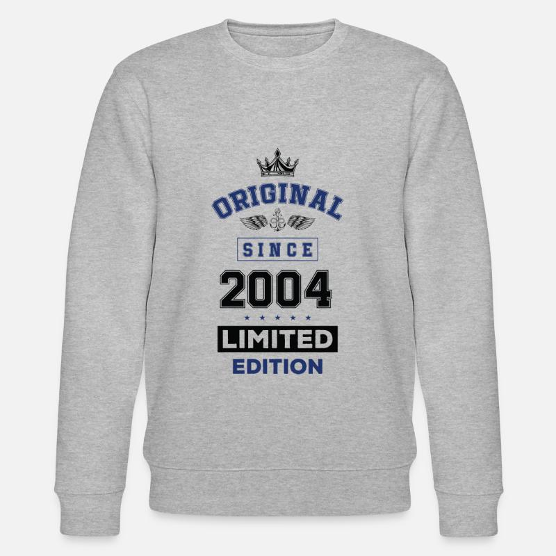 2004 Anniversaire en édition limitée - Sweat bio CHANGER Stanley/Stella Unisexe - gris chiné