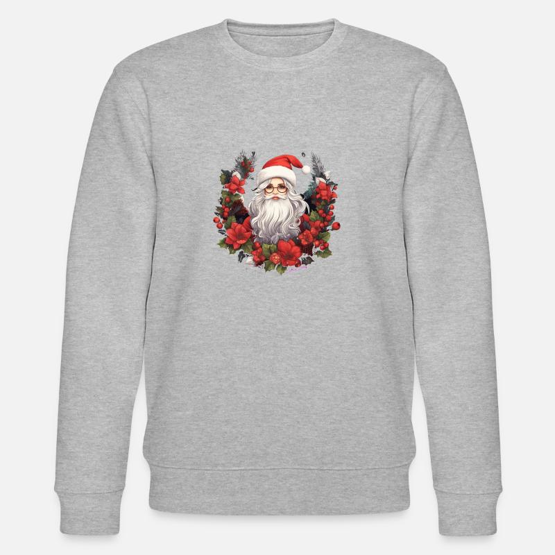 Femme de noël - Sweat bio CHANGER Stanley/Stella Unisexe - gris chiné