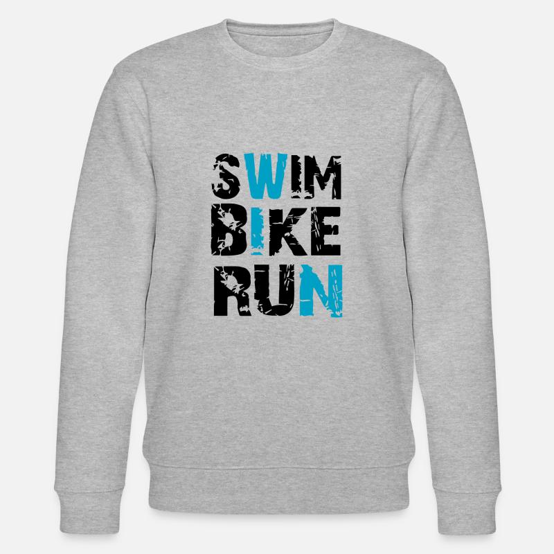 Triathlon - Stanley/Stella Unisex Bio-Sweatshirt CHANGER  - Grau meliert