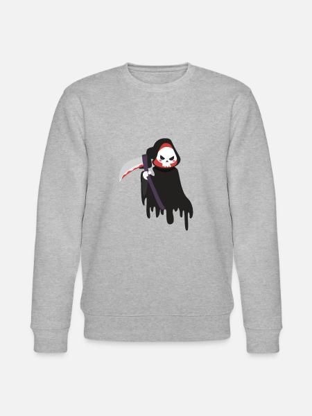 Grim Reaper - Halloween - Stanley/Stella CHANGER Unisex Organic Sweatshirt - heather grey