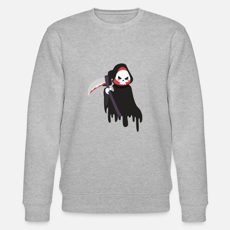 Grim Reaper - Halloween - Sweat bio CHANGER Stanley/Stella Unisexe - gris chiné