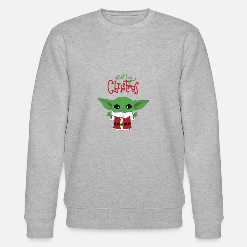 Süßer Christmas Jona - Stanley/Stella Unisex Bio-Sweatshirt CHANGER - Grau meliert