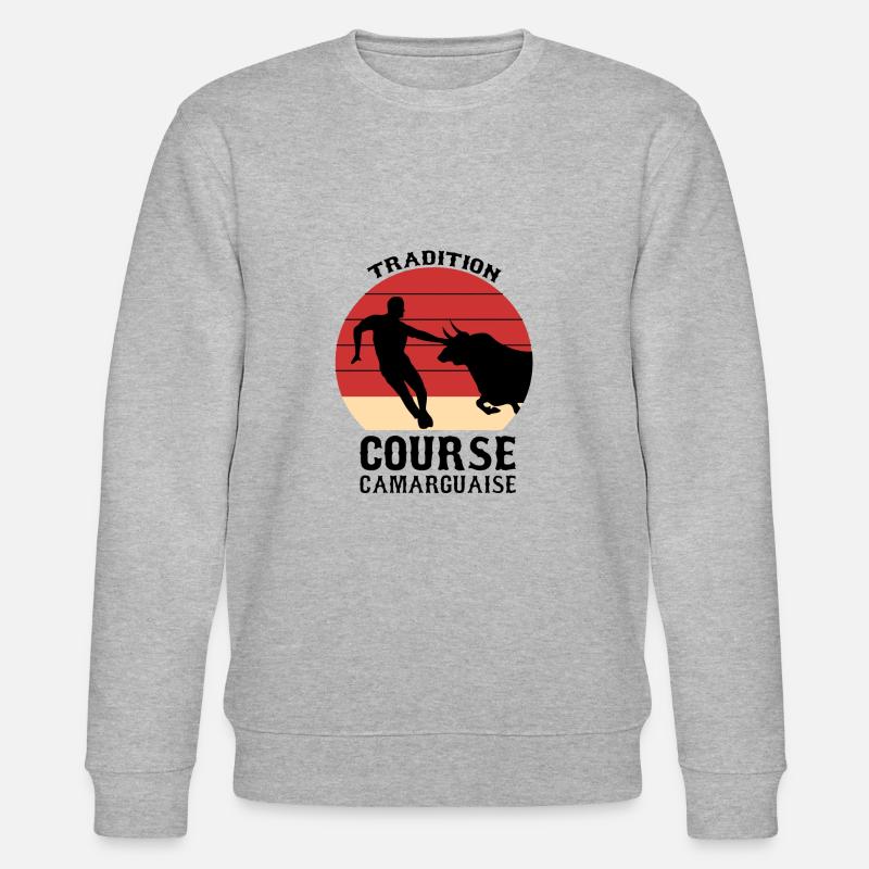 Bouvine - Stanley/Stella Unisex Bio-Sweatshirt CHANGER  - Grau meliert
