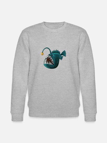 Zeeduivel Diepzee - Stanley/Stella Uniseks bio-sweatshirt CHANGER  - grijs gemêleerd