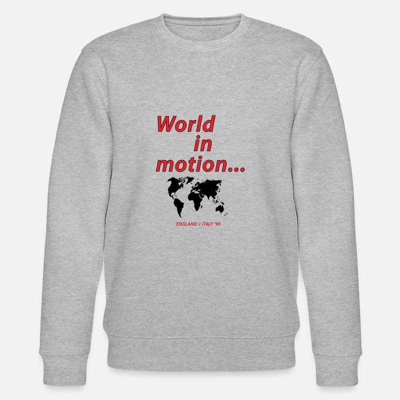 WORLD IN MOTION - Stanley/Stella Unisex Bio-Sweatshirt CHANGER  - Grau meliert