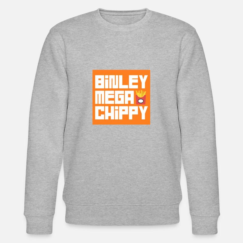 BINLEY Méga chippy - Sweat bio CHANGER Stanley/Stella Unisexe - gris chiné