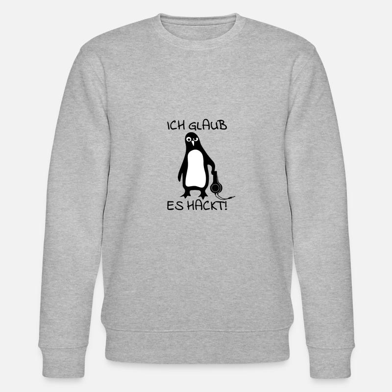Pinguin Sudo - Stanley/Stella Unisex Bio-Sweatshirt CHANGER  - Grau meliert