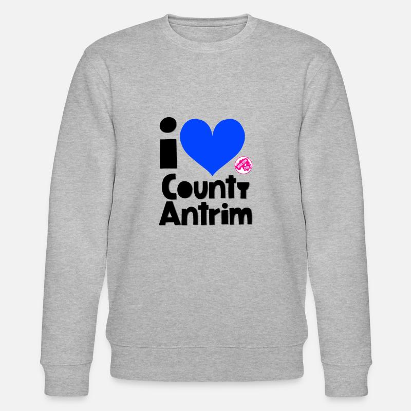 Grafschaft Antrim - Stanley/Stella Unisex Bio-Sweatshirt CHANGER  - Grau meliert