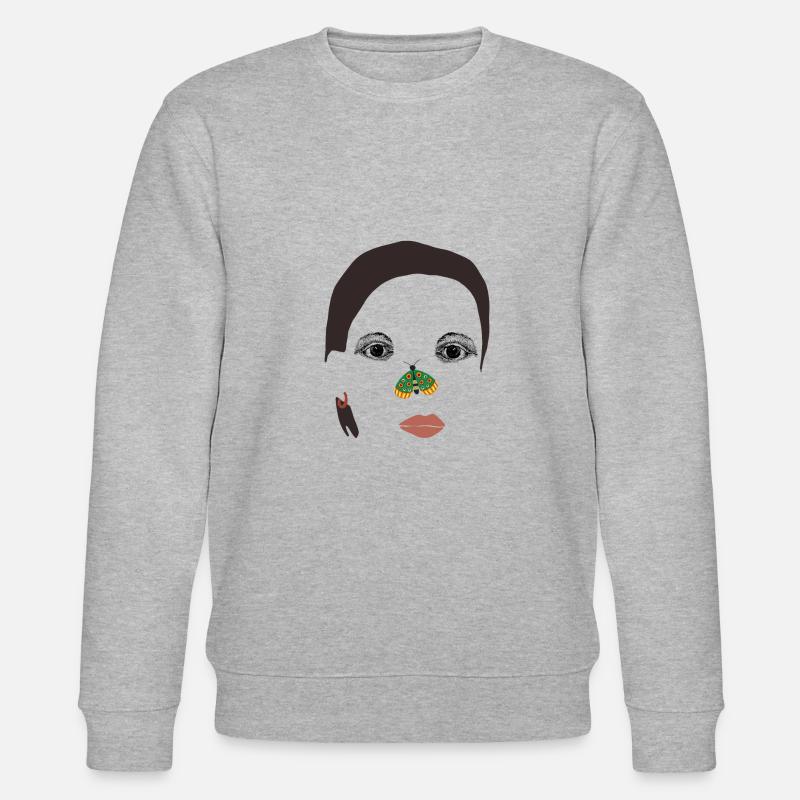 Moderne Kunst / Freestyle - Stanley/Stella Unisex Bio-Sweatshirt CHANGER  - Grau meliert